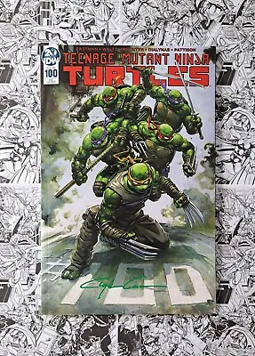 Buy 🔥teenage Mutant Ninja Turtles #100 Crain Var. Signed By Clayton Crain W/coa🔥 • 87.27£