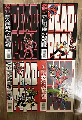 Buy DEADPOOL #1 #2 #3 #4 THE CIRCLE CHASE (1993) NM COMPLETE SET - 1st SOLO SERIES • 27.66£