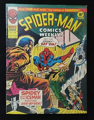 Buy Spider-man Comics Weekly No. 122 1975 - - Classic Marvel Comics + THOR IRONMAN • 10.99£