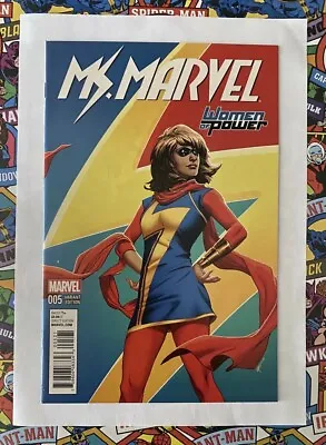 Buy Ms Marvel Vol 4 #5 - May 2016 - Lupacchino Women Of Power Variant! - Nm (9.4) • 9.74£