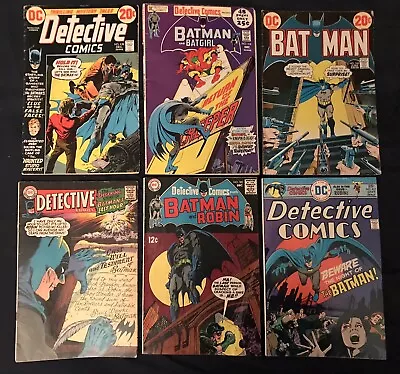 Buy BATMAN & DETECTIVE COMICS Lot Of 6: #249,366,382,418,430,451...Around VG • 39.96£