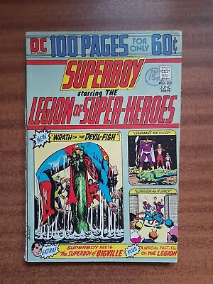 Buy Superboy Starring The Legion Of Super-Heroes 202 1974 VG • 5£