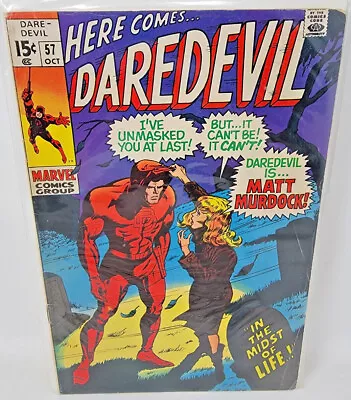Buy Daredevil #57 Identity Revealed To Karen Page *1969* 5.5 • 12.90£