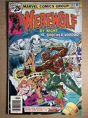 Buy Werewolf By Night #39 (1976) Key! 1st Team Up Of Brother Voodoo And Wbn Marvel • 31.71£