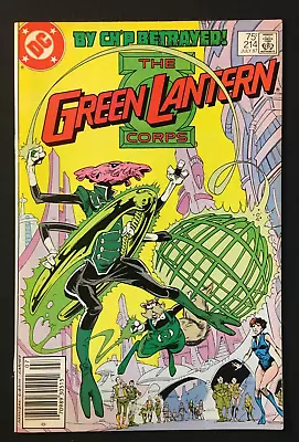 Buy Green Lantern Corps 214 NEWSTAND VARIANT Mark Farmer V 1 Sinestro DC Comics 1987 • 4.02£
