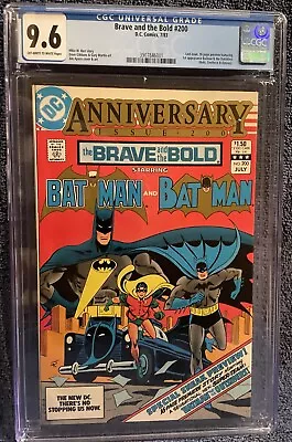 Buy 1983 Batman BRAVE AND THE BOLD #200 (CGC 9.6) 1st App Of Katana & The Outsiders • 55.41£