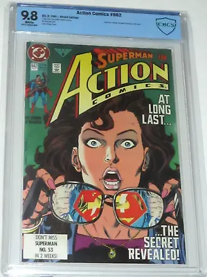 Buy Dc Action Comics #662 Lois Lane Cover Superman Revealed Cbcs Graded 9.8 Mint • 40.21£