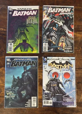 Buy Batman Annual Issues Lot #26, 27, 28 & Vol3 Annual #1 Comic Books DC CHEAP! • 9.46£