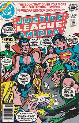 Buy Justice League Of America 161  Zatanna Joins The JLA!  FN+  1978 DC Comic • 4.07£