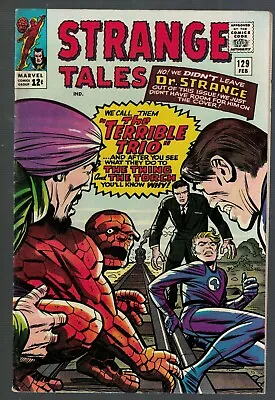 Buy Marvel Comics Strange Tales 129 VFN+ 8.5  Dr Strange Fantastic Four 1964 • 109.99£