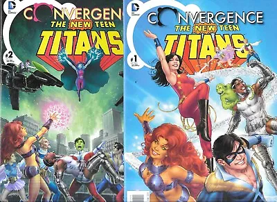 Buy DC Comics Convergence The New Teen Titans No's 1 +2 June 2015 • 1.95£