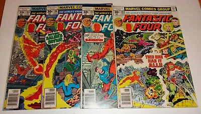 Buy Fantastic Four #183,184,186,189 F-vf Buscema Perez  1977 • 21.52£