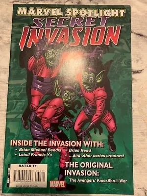 Buy Marvel Spotlight Secret Invasion 1 Inc Checklist - Skrulls 1st Print 2008 Hot VF • 3.99£