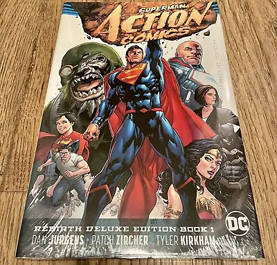 Buy Superman: Action Comics Rebirth Deluxe Edition Vol 1 (DC Comics) Hardcover New • 32.91£