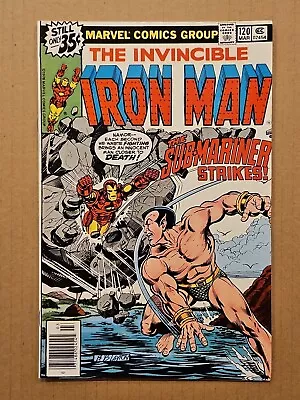 Buy Iron Man #120 1st Appearance Justin Hammer Marvel 1979 VF- • 7.19£