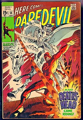 Buy 1969 Marvel Daredevil #56,57,58,59 Comic Book. First Appearance Of Death's Head • 28.44£