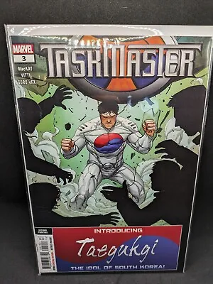 Buy TASKMASTER #3 (Marvel Comics 2021) -- 1st Appearance TAEGUKGI -- 2nd Print VAR • 4£