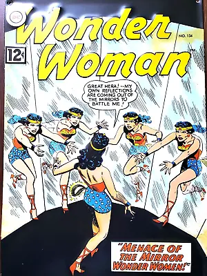 Buy DC Comics Wonder Woman #134 12 Cent New Comic Book Cover Embossed Metal SIGN • 12.36£