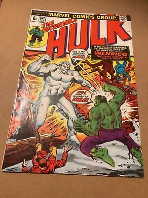 Buy The Incredible Hulk #162 April 1973 FN/VFN  1st App The Wendigo • 30£
