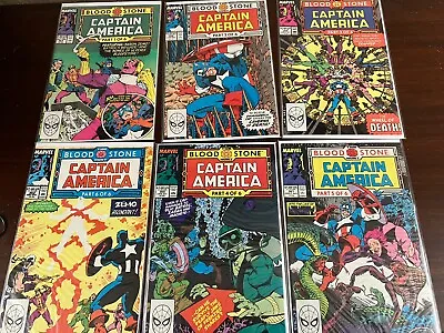 Buy Captain America #357-362 - The Blood Stone Hunt. 1989. Marvel Comics 1 Thru 6 • 22.24£