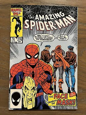 Buy Amazing Spider-Man #276 1986 1st Flash Thompson Hobgoblin Face Reveal Cover VFNM • 8.39£