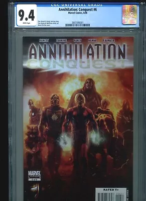 Buy Annihilation: Conquest #6 CGC 9.4 (2008) 1st New Guardians Of The Galaxy  • 155.35£