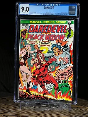 Buy DAREDEVIL #105 CGC 9.0 Origin & 1st Cover Moondragon Thanos Appearance Key Issue • 147.91£