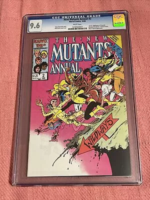 Buy New Mutants Annual #2 CGC 9.6 White Pages, 1st Appearance Of Psylocke, Marvel! • 142.30£