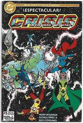 Buy Crisis On Infinite Earths #1 - Classic George Perez Cover, Spanish Version • 16£