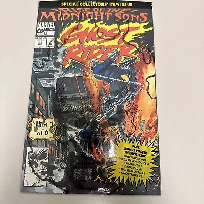 Buy Ghost Rider #28 (Marvel, November 1992) In Poly Bag With Poster Excellent Cond • 9.45£