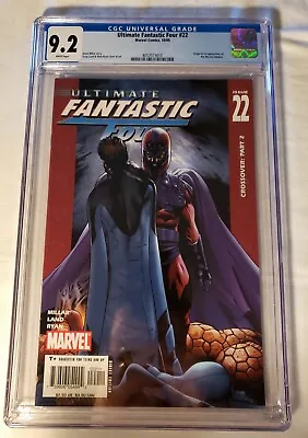 Buy Ultimate Fantastic Four 22 CGC 9.2 NM- WP Marvel Comics 2005 1st Marvel Zombies • 47.80£