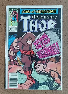 Buy Thor, Vol. 1  #411 Newstand Marvel 1989 1st Cameo Appearance Of Night Thrasher • 17.37£