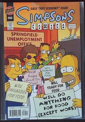 Buy SIMPSONS COMICS (1993) #80 - NM - Back Issue • 7.99£