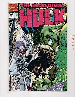 Buy Incredible Hulk #388 1st Speedfreak VF/NM 1962 Marvel Z2634 • 3.69£