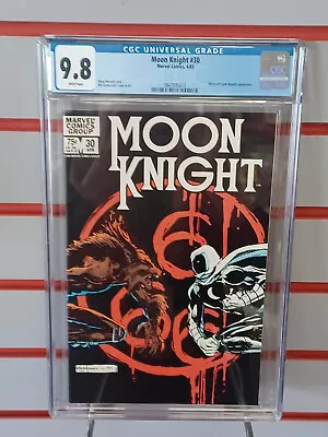 Buy MOON KNIGHT #30 (Marvel Comics, 1983) CGC Graded 9.8 ~ WHITE Pages • 120.55£