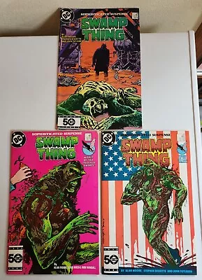 Buy DC Comics Swamp Thing #36, #43, & #44 VTG 1985 1986 • 15.80£