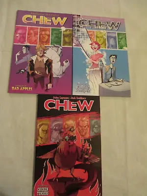 Buy Chew Volumes  7-9  Paperbacks By Layman & Guillory (Image) 1st Prints • 30£