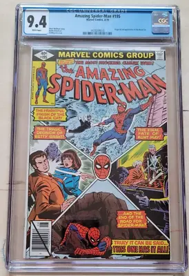 Buy AMAZING SPIDER-MAN #195, CGC 9.4 NM, 2nd App./Origin Black Cat, Marvel 1979 • 79.05£