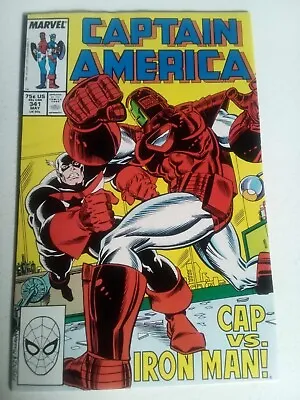 Buy Captain America #341 (05/88, Marvel) 1st Battlestar, Rock Python, Boomslag! • 11.86£