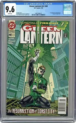 Buy Green Lantern #48 CGC 9.6 1994 3807269012 1st App. Kyle Rayner • 59.46£