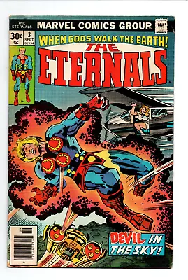 Buy The Eternals #3 Newsstand - 1st Appearance Sersi - KEY - 1976 - FN • 7.96£