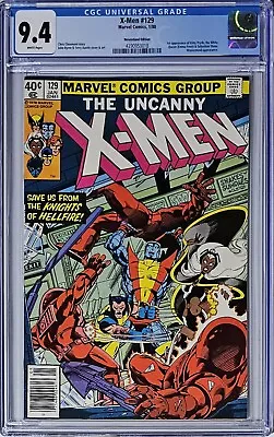 Buy Uncanny X-Men #129 CGC 9.4 Marvel 1980 Newsstand 1st Kitty Pryde & Emma Frost • 319.81£