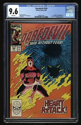 Buy Daredevil #254 CGC NM+ 9.6 White Pages 1st Apearance Typhoid Mary! Marvel 1988 • 96.57£