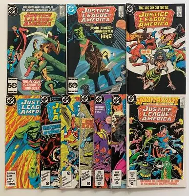 Buy Justice League Of America #247 To #256 (DC 1987) 10 X FN To VF+ Copper Age • 45£