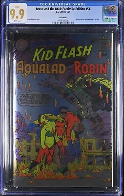 Buy Brave And The Bold #54 1st TeenTitans Foil Variant CGC 9.9 Mint Not 9.8 Wow • 175.89£