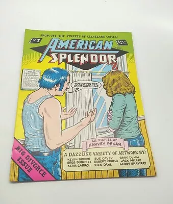 Buy American Splendor #7 1982 Harvey Pekar Robert Crumb Big Divorce Issue  • 19.87£