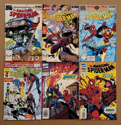 Buy Amazing Spider-Man Annual #23,24,25,26,27,28 Lot Of 6 Marvel 1989 1994 FN To VF • 16.08£