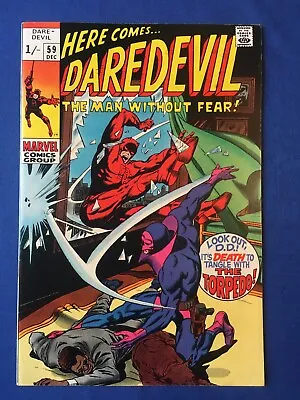 Buy Daredevil #59 VFN- (7.5) MARVEL ( Vol 1 1969) 1st Crime Wave & Torpedo (3) (C) • 25£