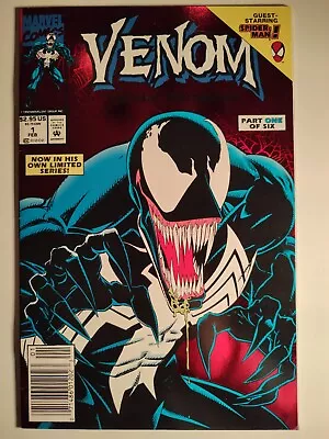 Buy Venom: Lethal Protector #1 Newsstand, FN/VF 7.0, 1st Venom Solo Series, Red Foil • 18.18£