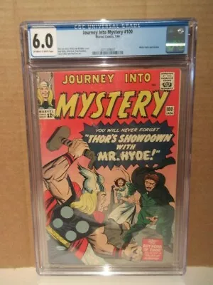 Buy Journey Into Mystery #100 Marvel Comics 1/64 CGC 6.0 • 253.30£
